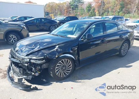 2025 Hyundai Sonata Hybrid Limited from USA, damaged, VIN KMHL54JJ9SA126878